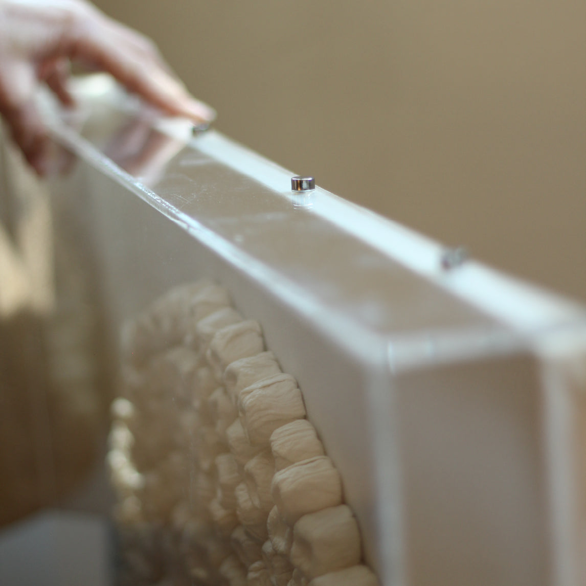 CUADRO CIRCULO DE TEXTURAS 80X80