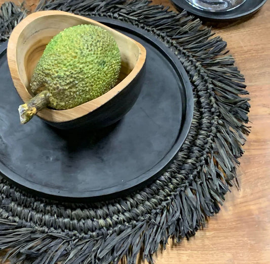 Individual Rafia Finger Black