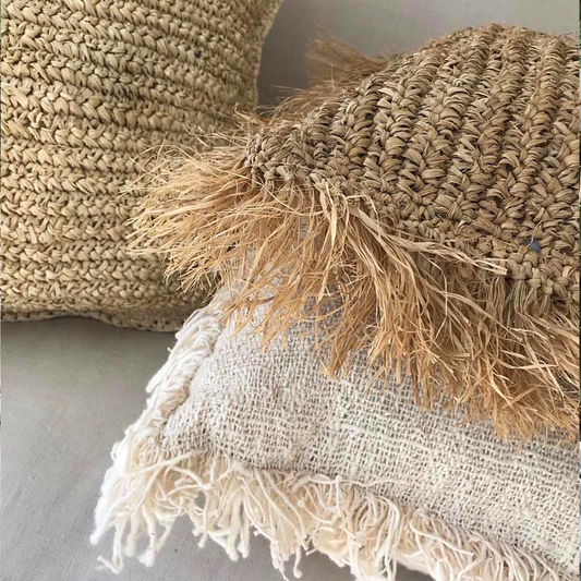 Cojín Java Liso Natural