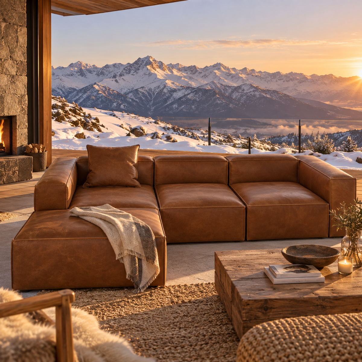 SOFA FLORENCIA MODULAR 300X150X90CMS