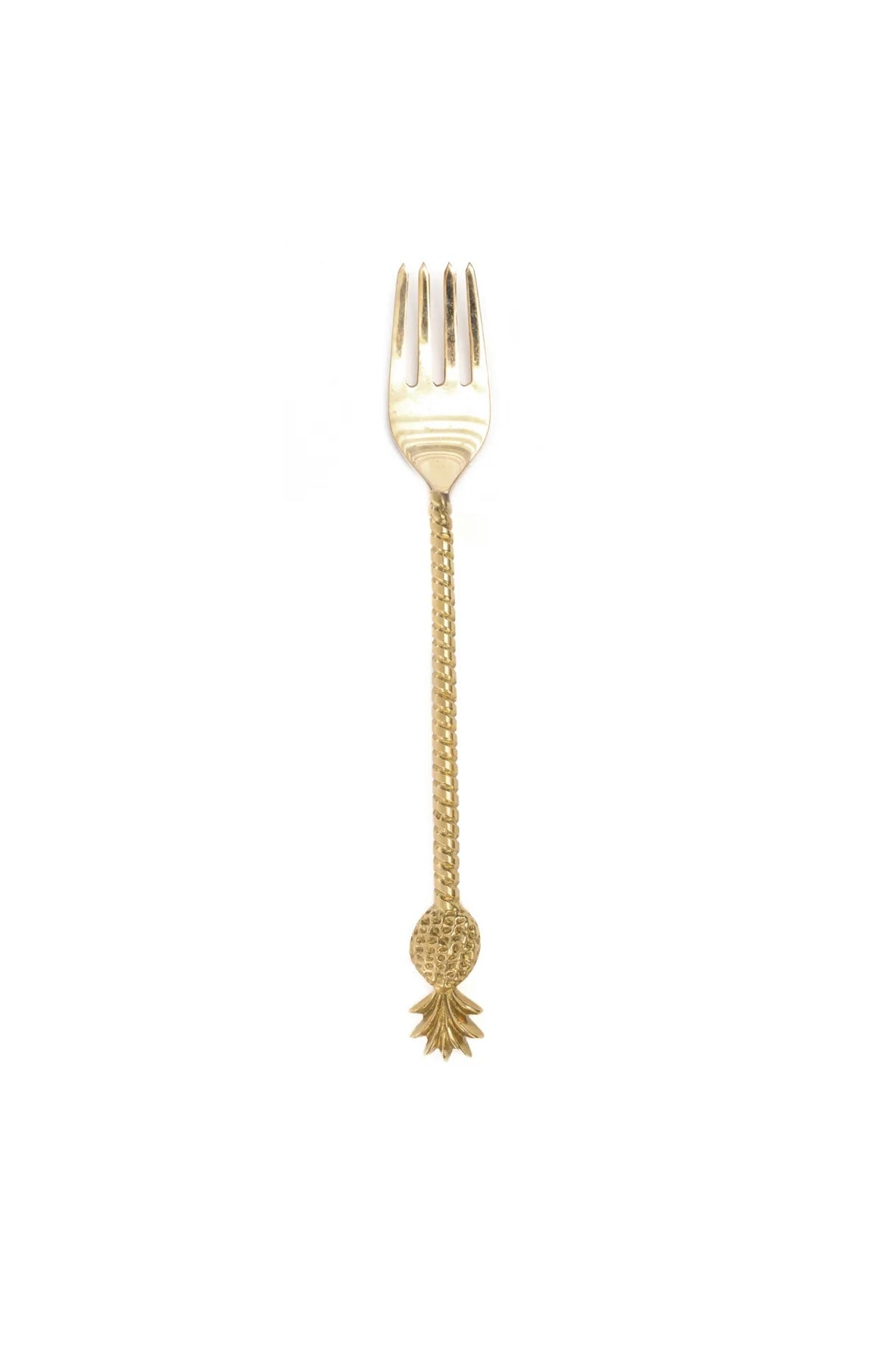 Tenedor Bronce Cocktail Pineapple