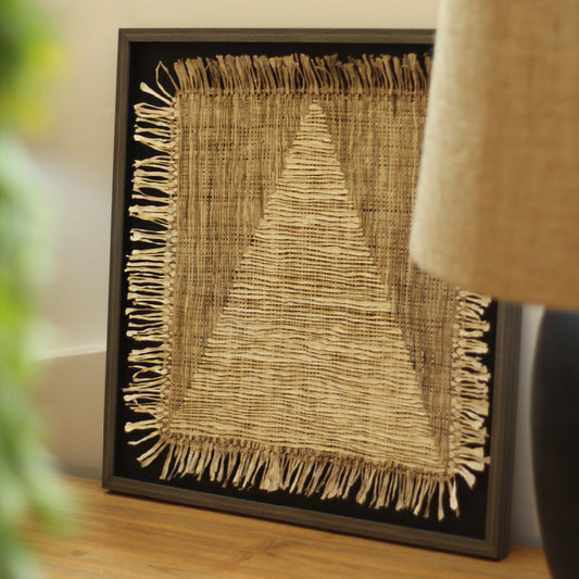 CUADRO TRAMA PIRAMIDAL 70X70