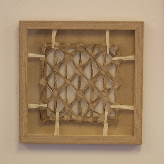 CUADRO RED DE PAPEL 30X30