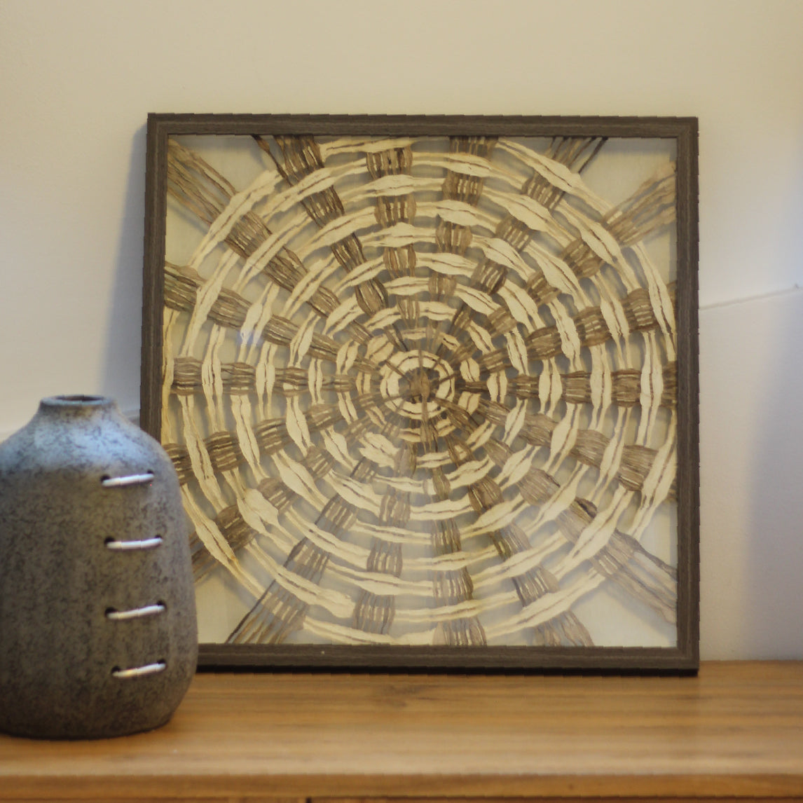 CUADRO DUO TRENZADO 53X53