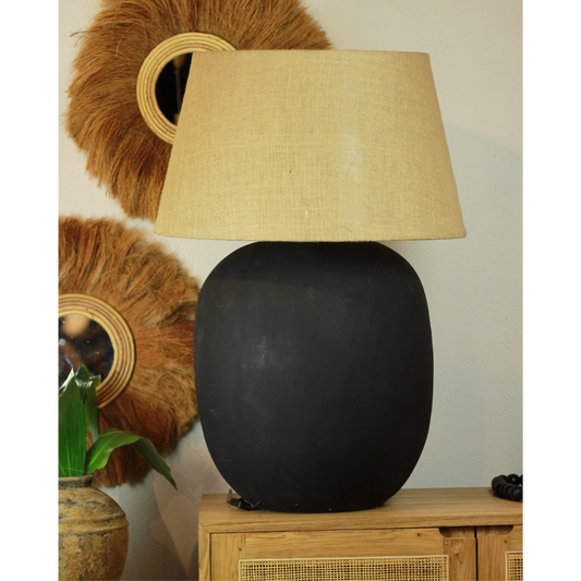 Lámpara De Mesa Hutan Globe Black